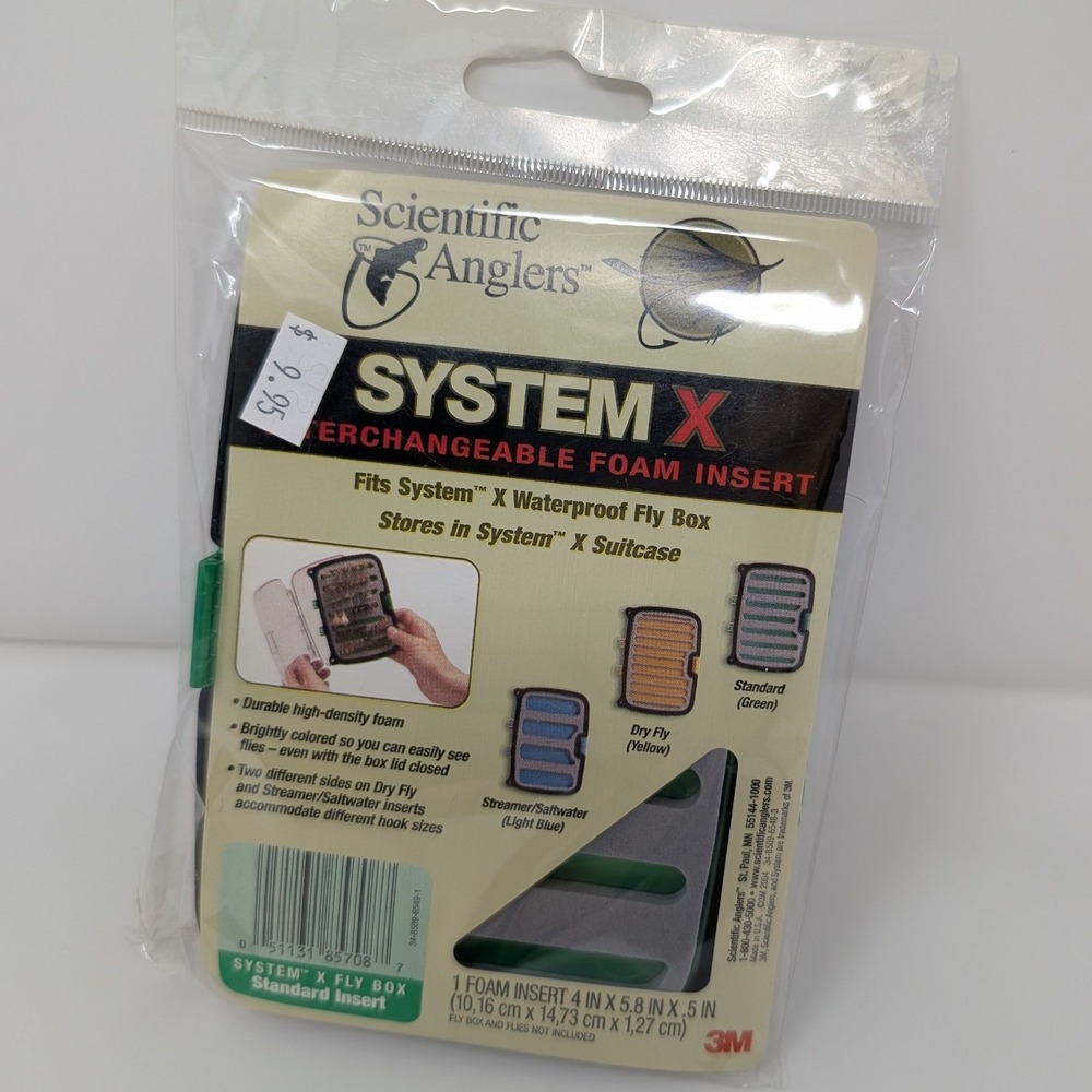 Scientific Anglers System X Standard Interchangeable Foam Insert for a fly‎ box